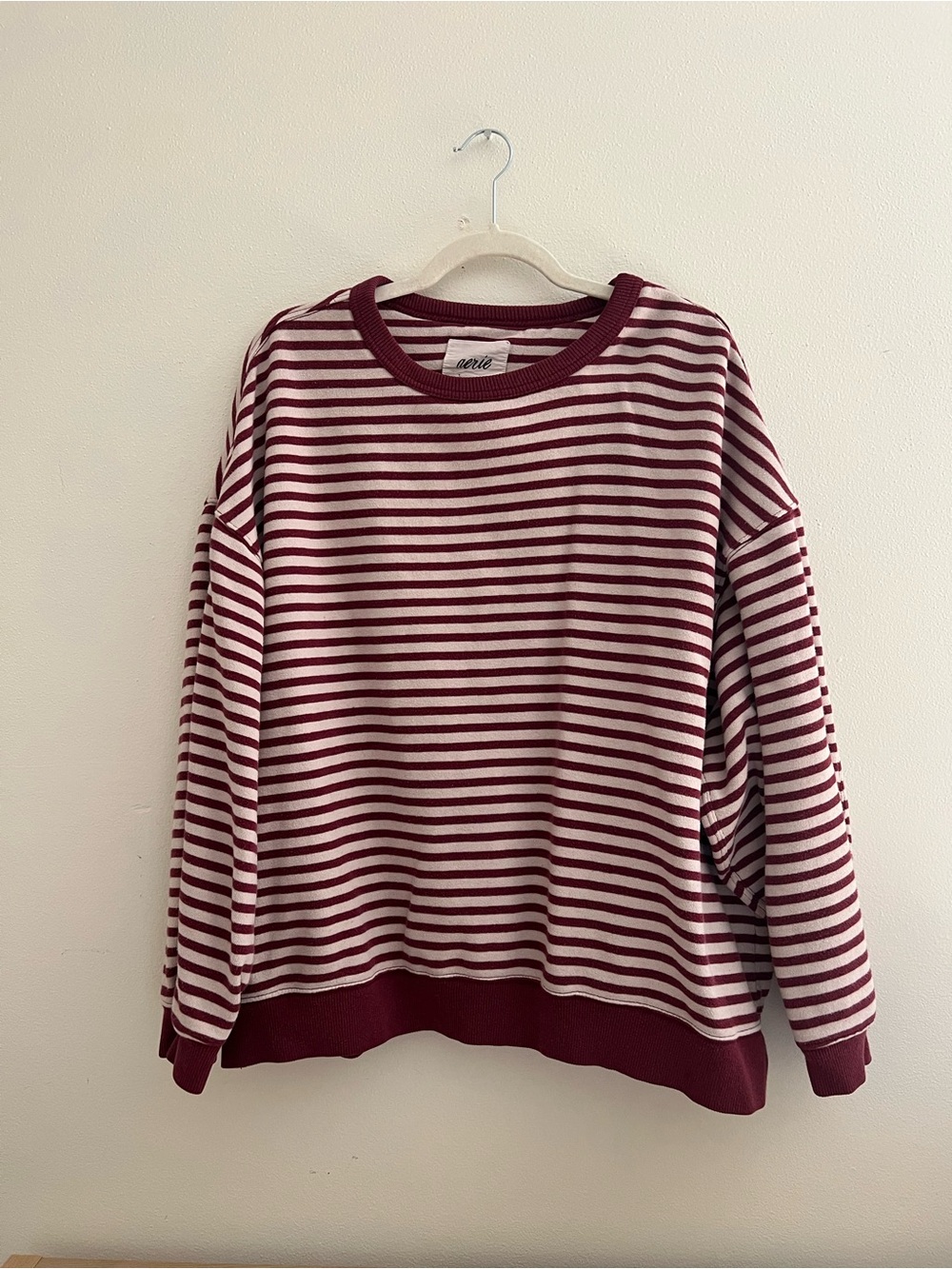 Aerie striped sweatshirt